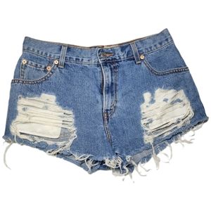 FURST OF A KIND * AUTHENTIC * Designer Ripped Denim Shorts